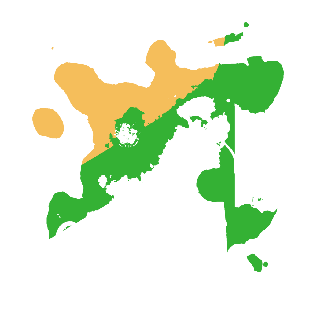Biome Rust Map: Procedural Map, Size: 2500, Seed: 1969212962