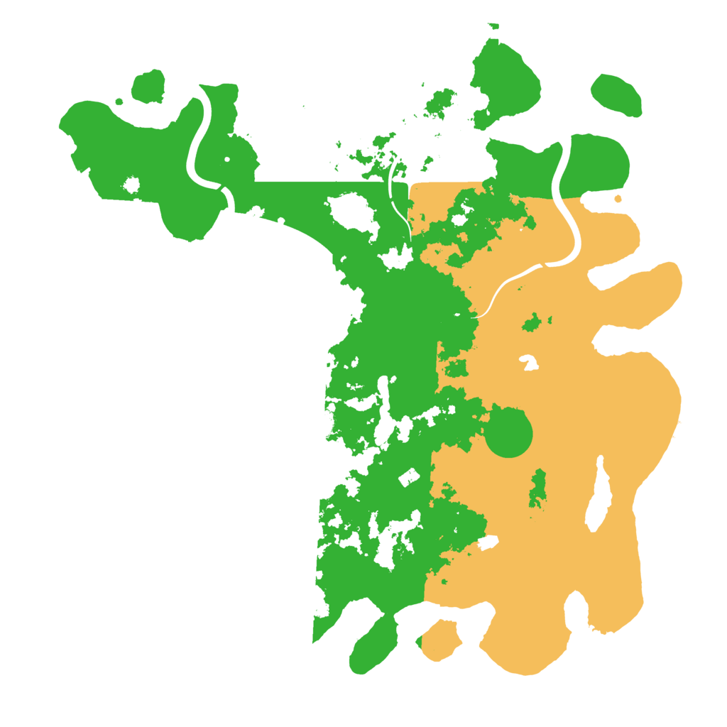 Biome Rust Map: Procedural Map, Size: 4000, Seed: 936520888