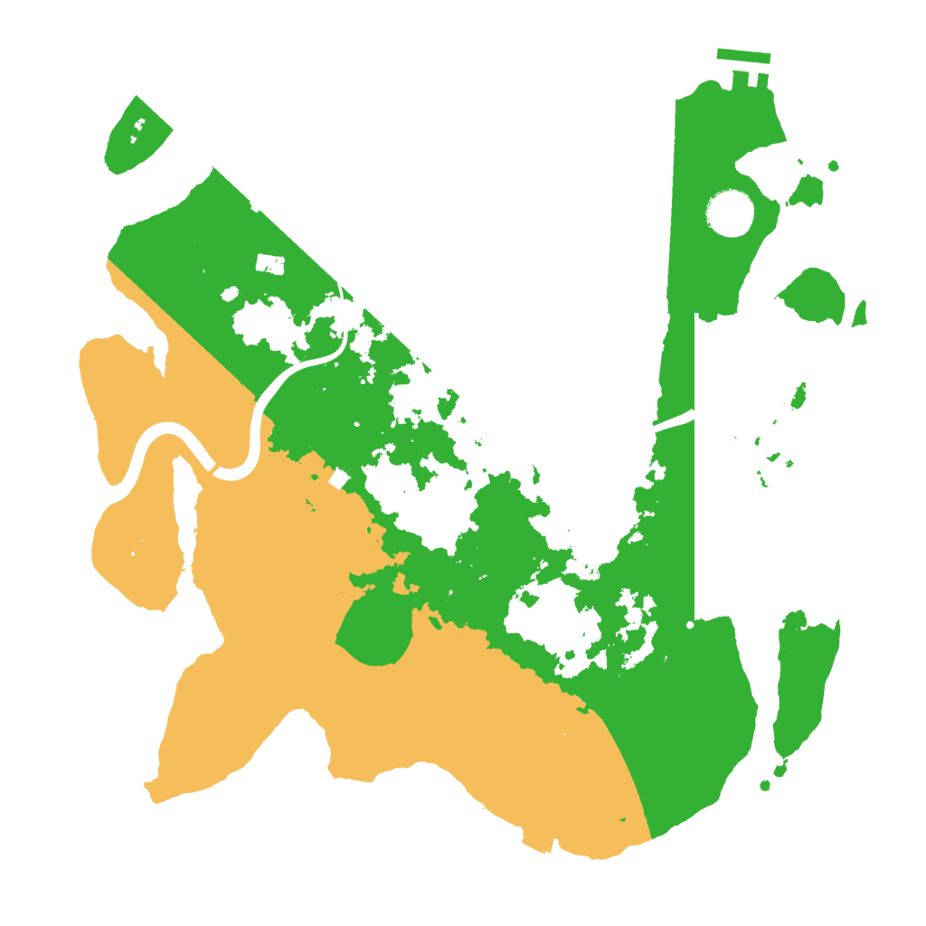 Biome Rust Map: Procedural Map, Size: 3500, Seed: 172134107