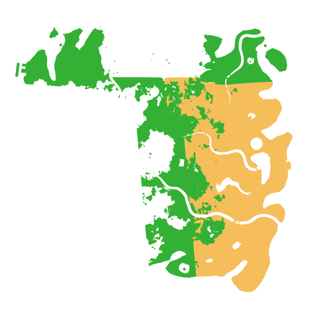 Biome Rust Map: Procedural Map, Size: 4500, Seed: 2082643802