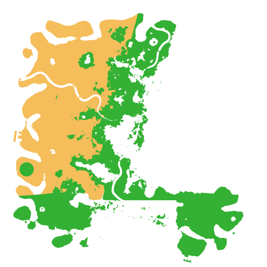 Biome Rust Map: Procedural Map, Size: 5000, Seed: 481815201