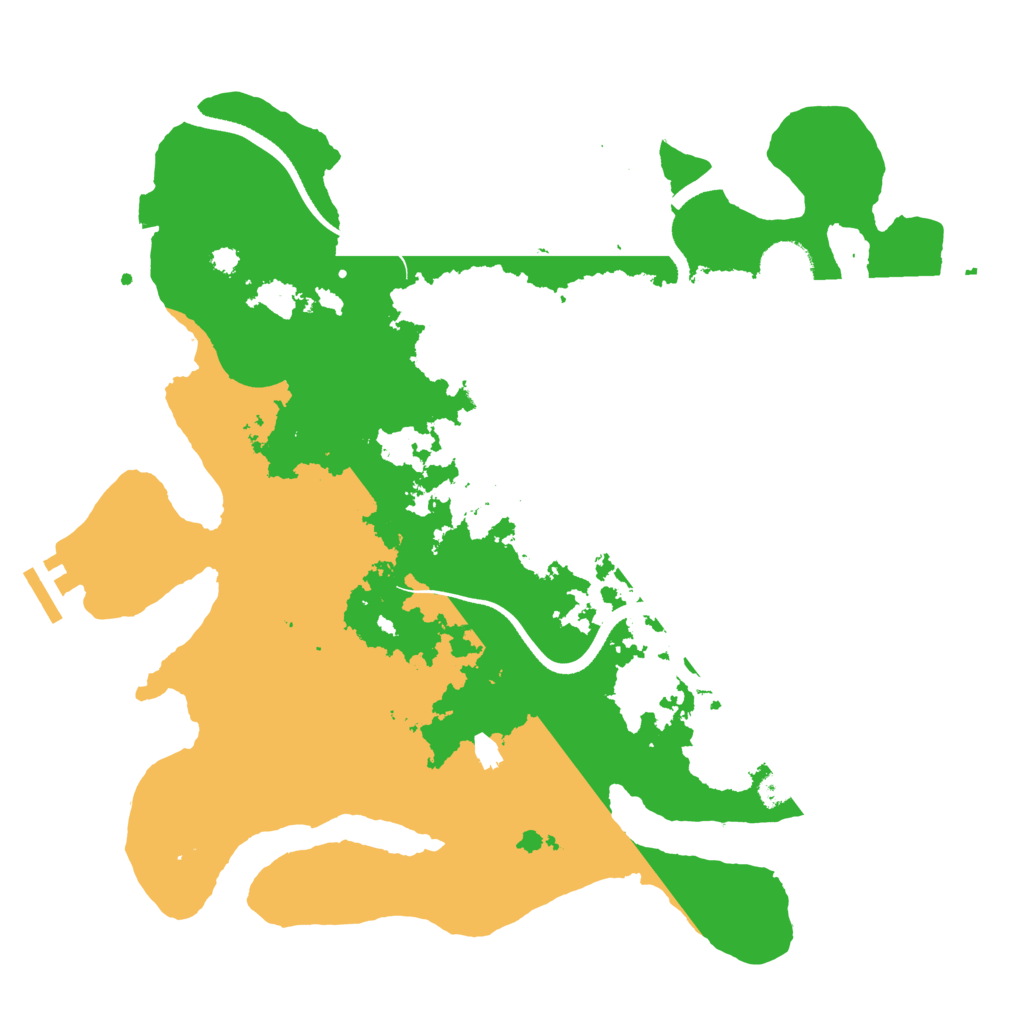 Biome Rust Map: Procedural Map, Size: 3500, Seed: 1493396054