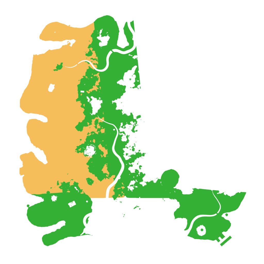 Biome Rust Map: Procedural Map, Size: 4000, Seed: 536090527