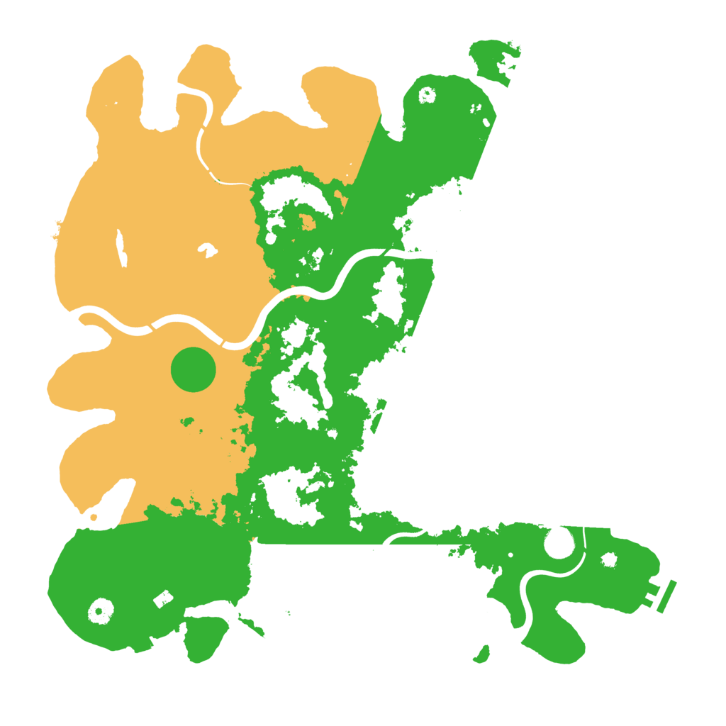 Biome Rust Map: Procedural Map, Size: 4250, Seed: 1165310052