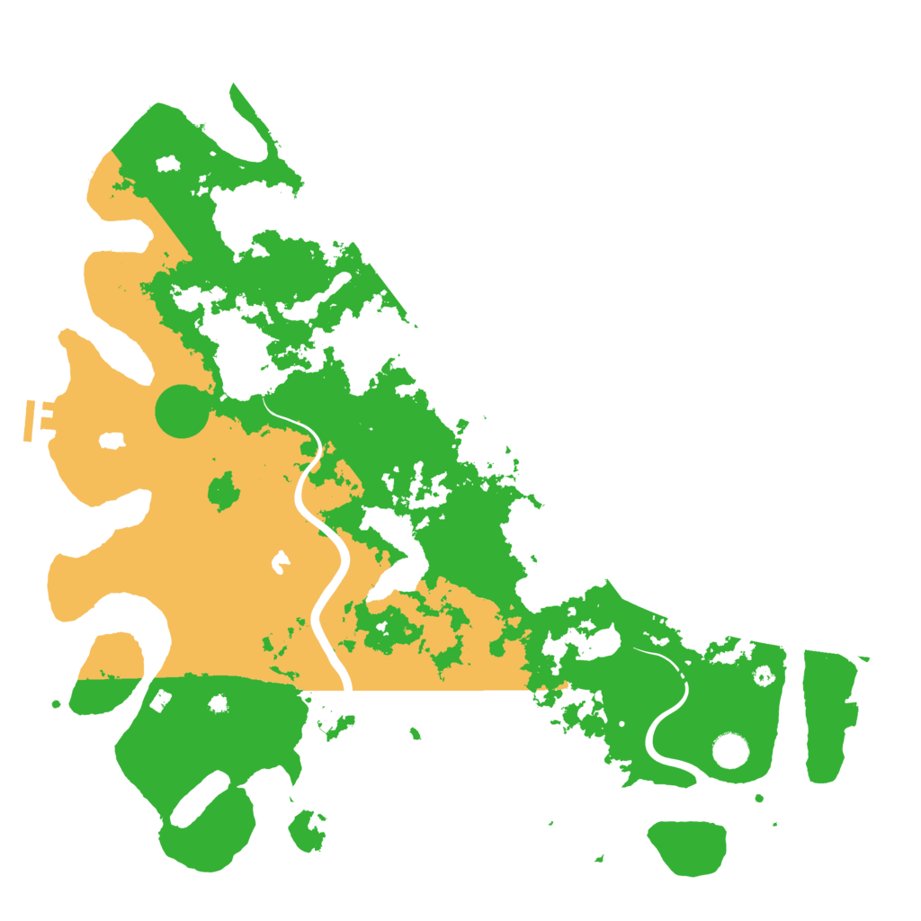 Biome Rust Map: Procedural Map, Size: 4500, Seed: 1951278219