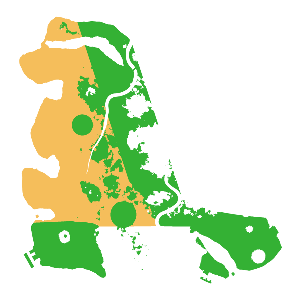 Biome Rust Map: Procedural Map, Size: 3800, Seed: 9041