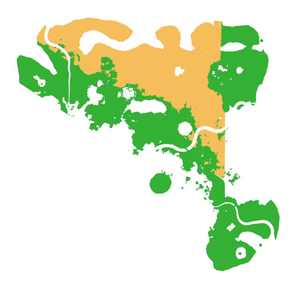 Biome Rust Map: Procedural Map, Size: 4000, Seed: 223769954