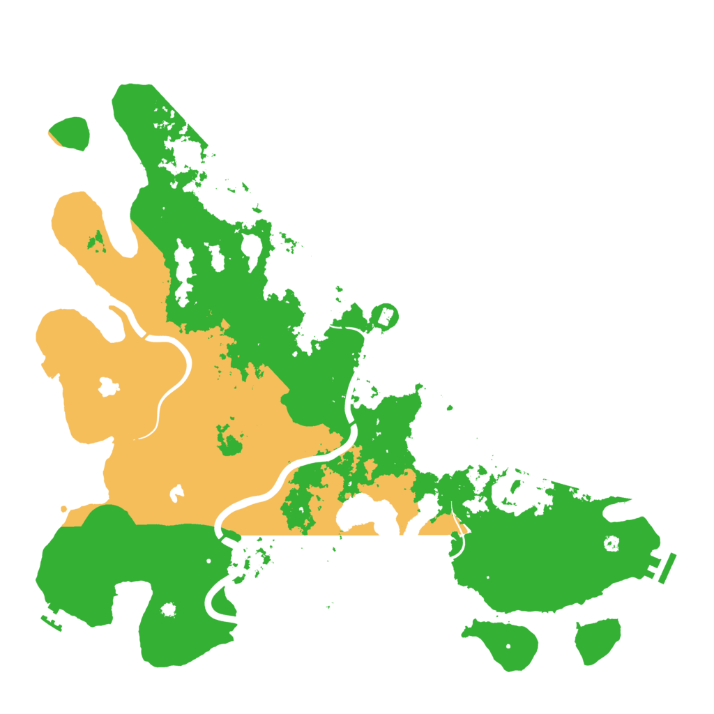 Biome Rust Map: Procedural Map, Size: 4500, Seed: 1379968243