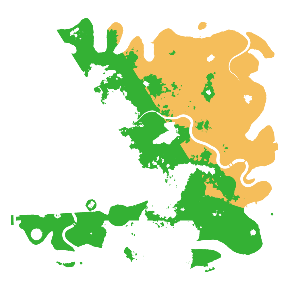 Biome Rust Map: Procedural Map, Size: 4500, Seed: 61531860