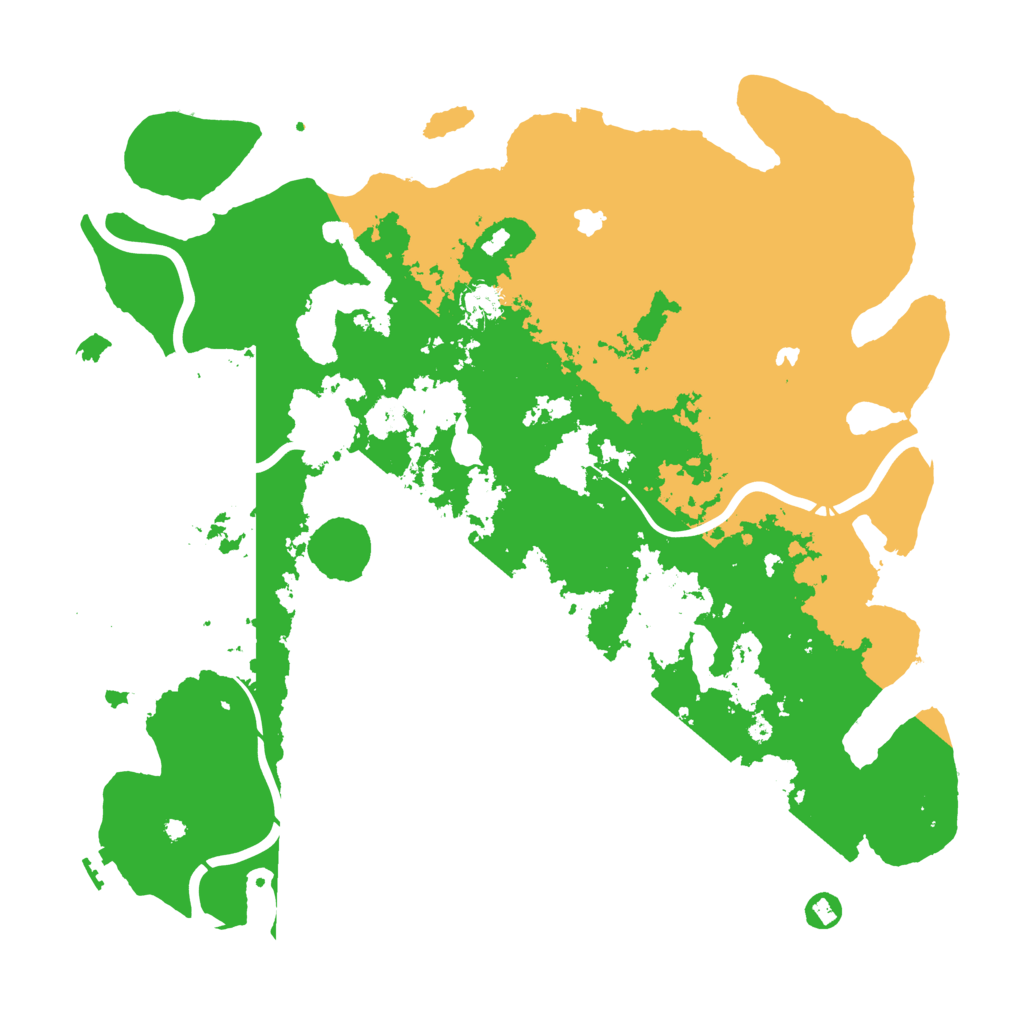 Biome Rust Map: Procedural Map, Size: 4500, Seed: 164275