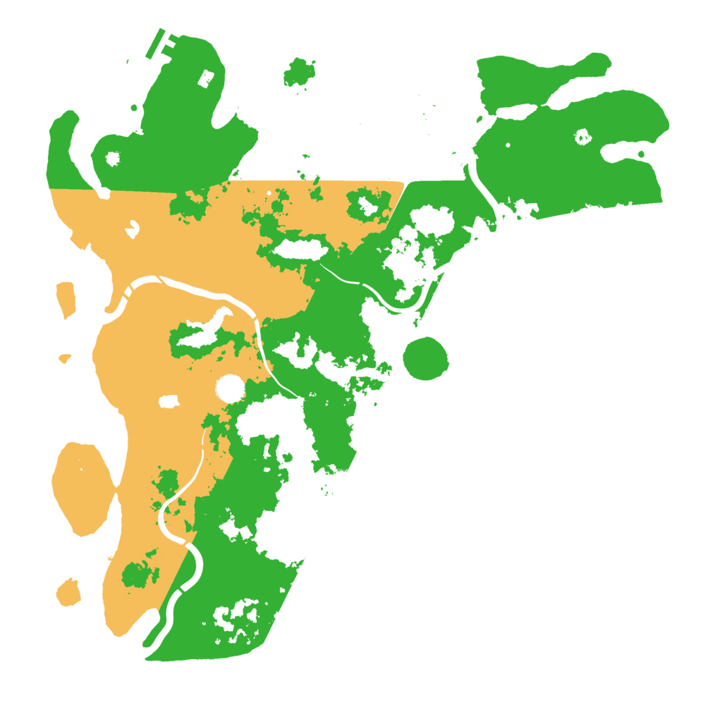 Biome Rust Map: Procedural Map, Size: 4500, Seed: 1803635163