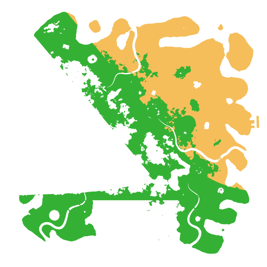 Biome Rust Map: Procedural Map, Size: 4500, Seed: 1499539161
