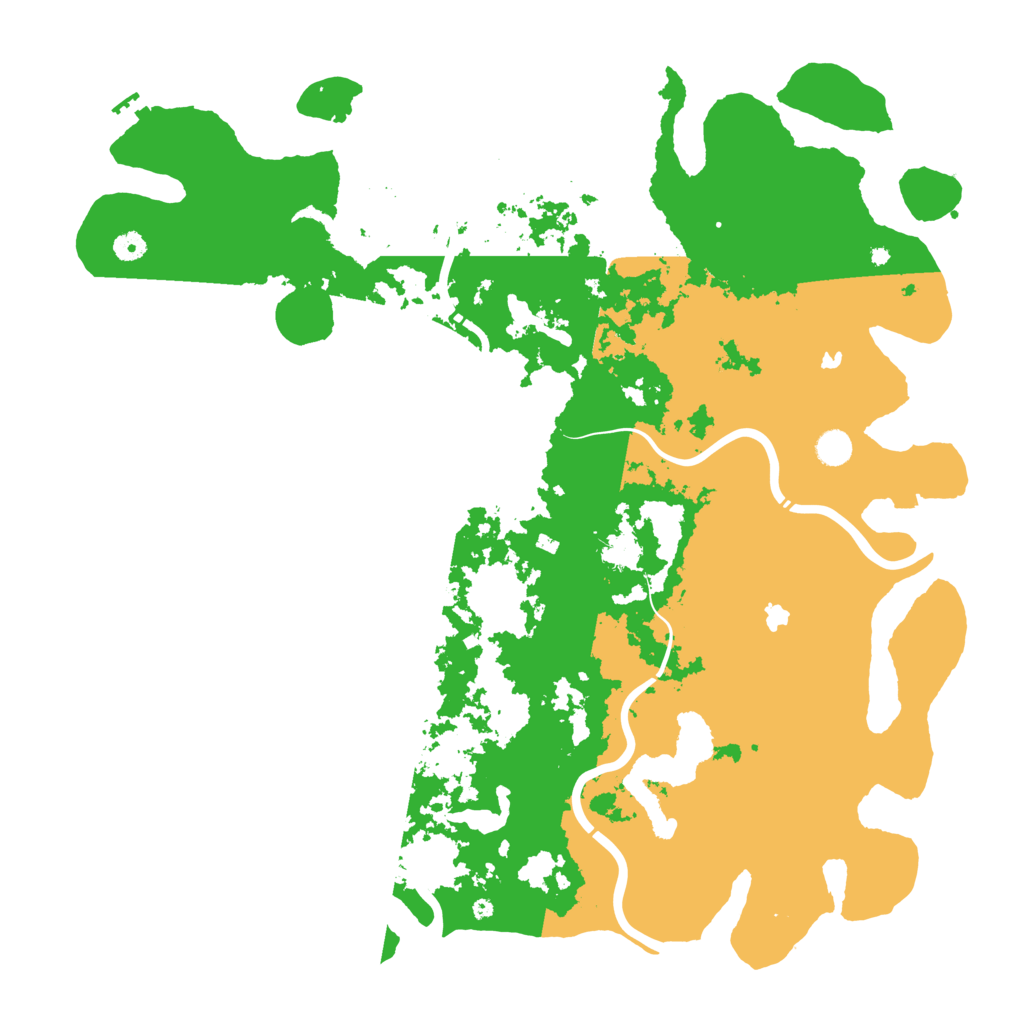 Biome Rust Map: Procedural Map, Size: 5000, Seed: 488230231