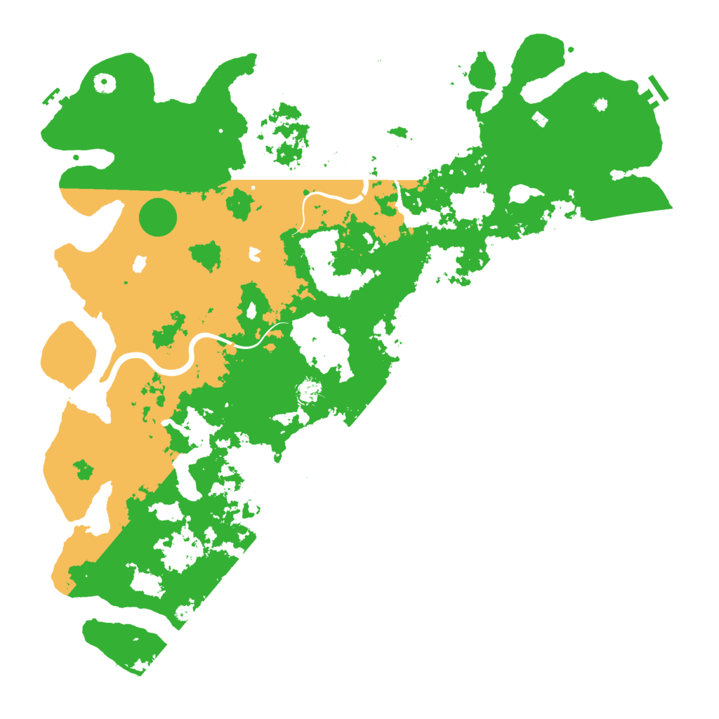 Biome Rust Map: Procedural Map, Size: 5000, Seed: 67019390