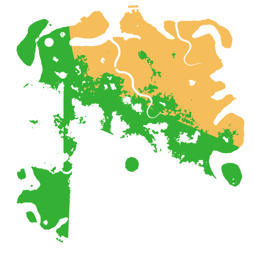 Biome Rust Map: Procedural Map, Size: 5000, Seed: 64432535
