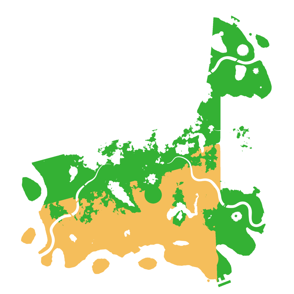 Biome Rust Map: Procedural Map, Size: 4500, Seed: 93532827