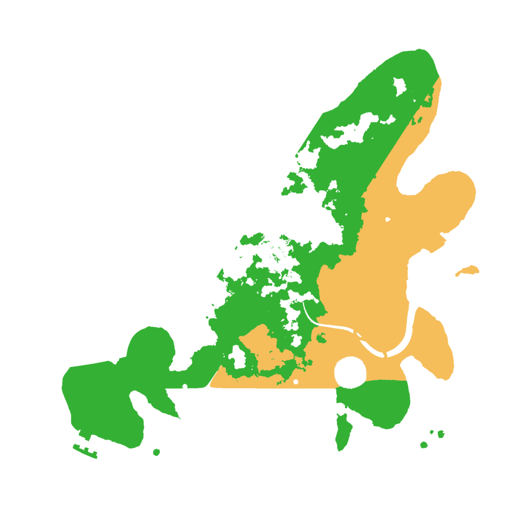 Biome Rust Map: Procedural Map, Size: 3000, Seed: 190665