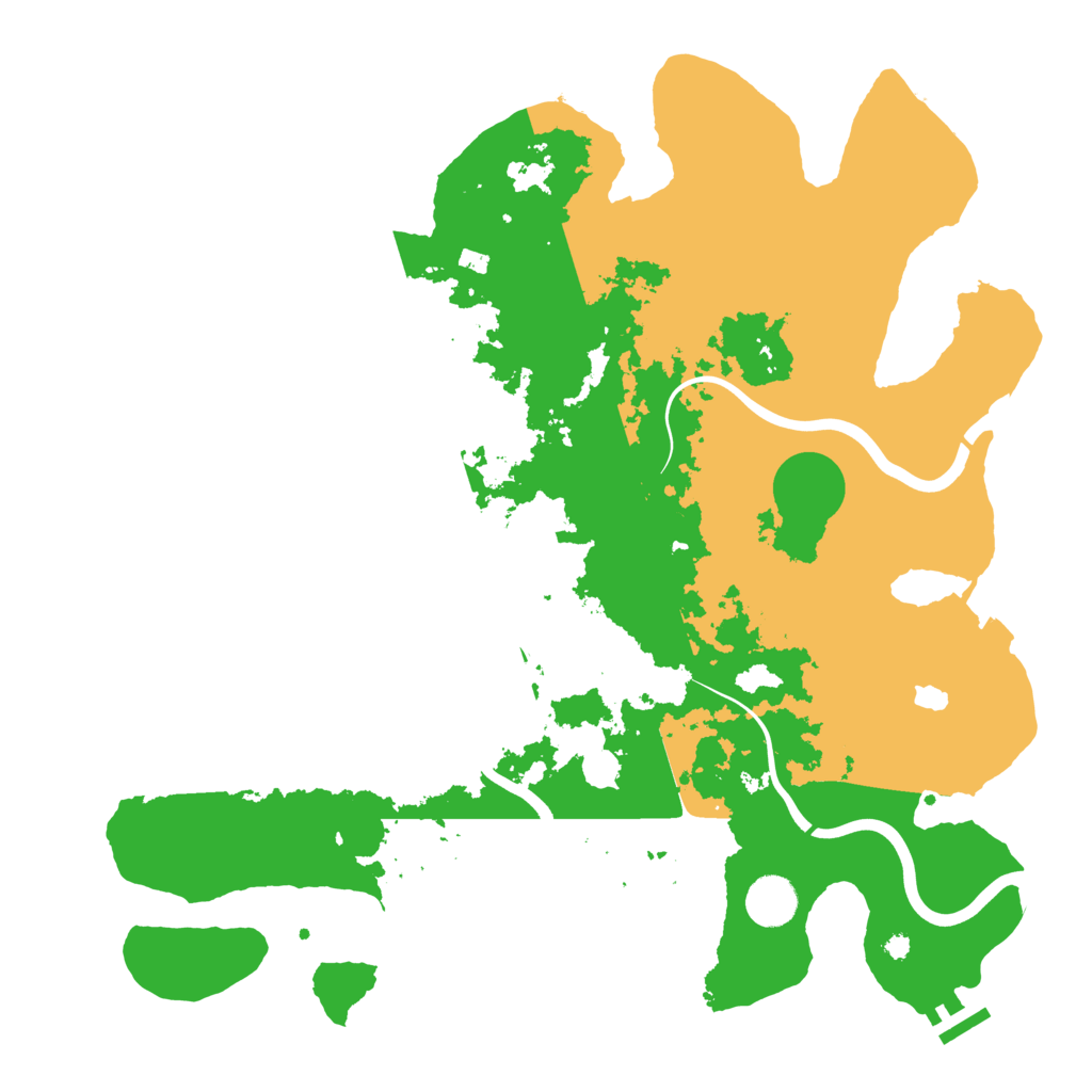 Biome Rust Map: Procedural Map, Size: 4000, Seed: 1192550214
