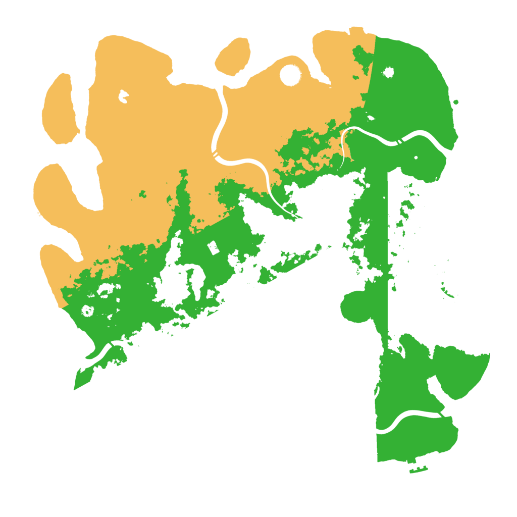 Biome Rust Map: Procedural Map, Size: 4300, Seed: 1125525090