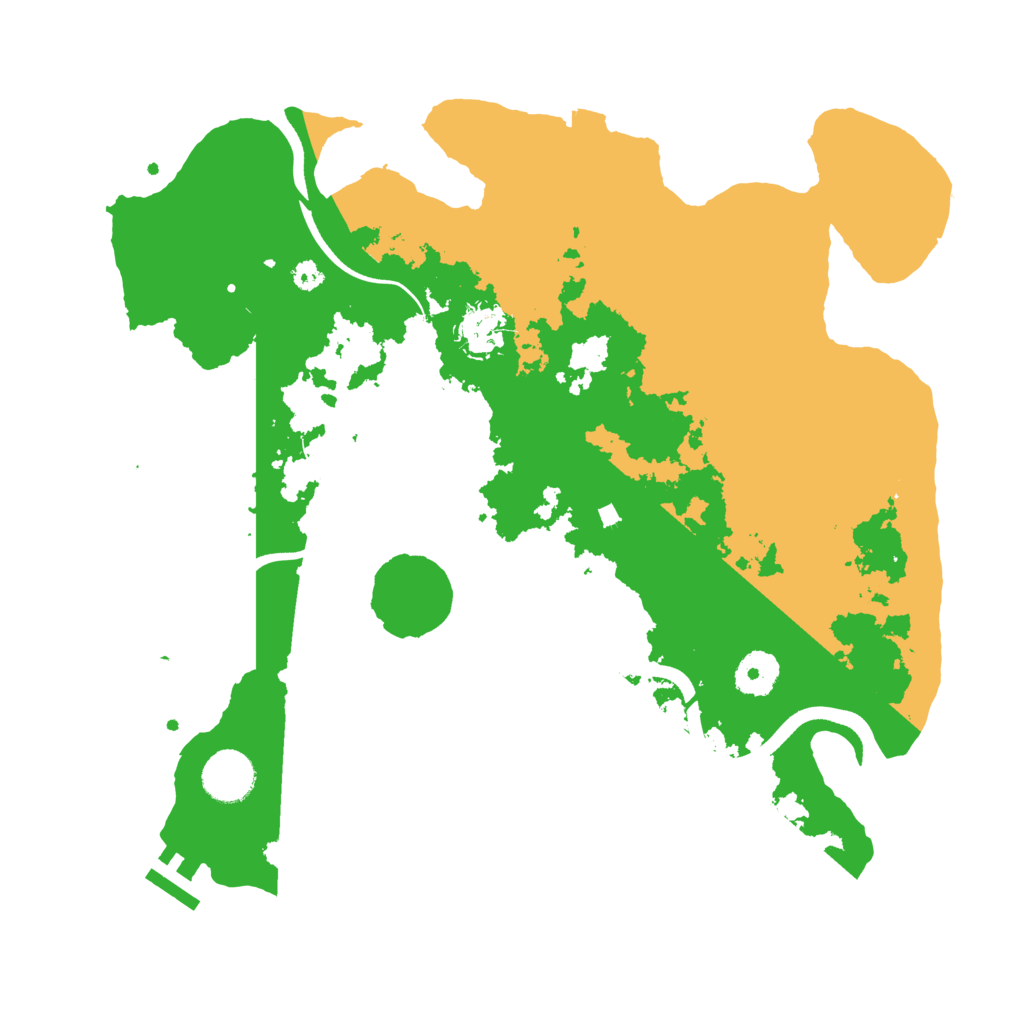 Biome Rust Map: Procedural Map, Size: 3500, Seed: 275768