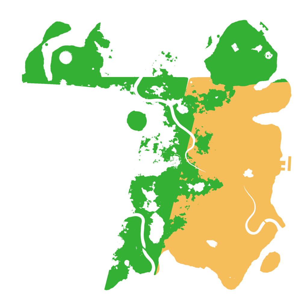 Biome Rust Map: Procedural Map, Size: 4250, Seed: 666469