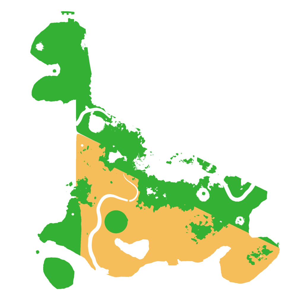 Biome Rust Map: Procedural Map, Size: 3500, Seed: 1707084225