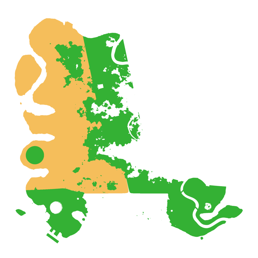 Biome Rust Map: Procedural Map, Size: 3750, Seed: 2097571256