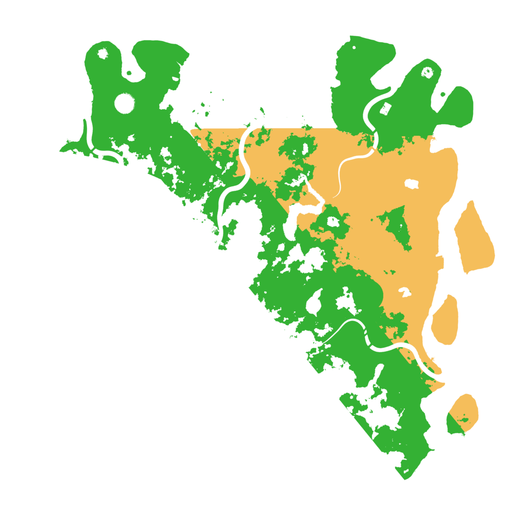 Biome Rust Map: Procedural Map, Size: 4500, Seed: 1429609492