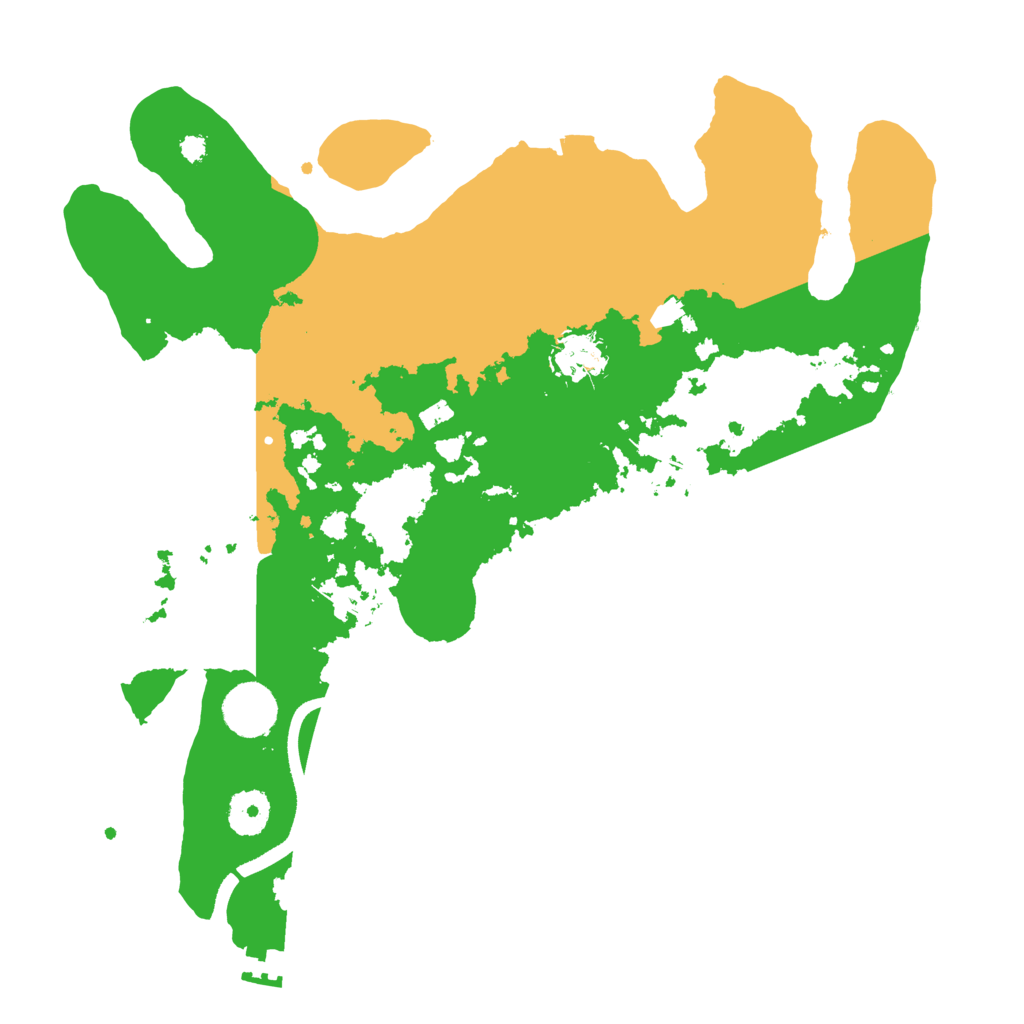 Biome Rust Map: Procedural Map, Size: 3500, Seed: 2139934746