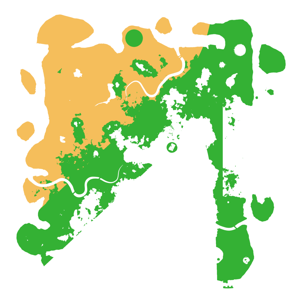 Biome Rust Map: Procedural Map, Size: 4500, Seed: 391671299