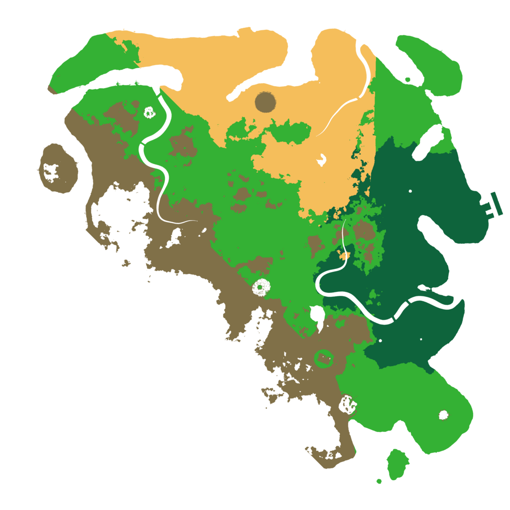 Biome Rust Map: Procedural Map, Size: 4300, Seed: 721841139