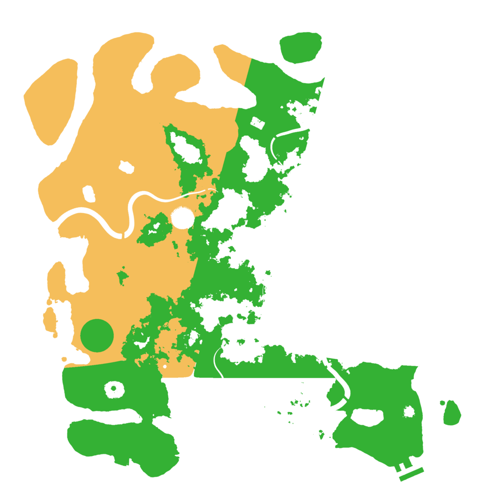 Biome Rust Map: Procedural Map, Size: 4000, Seed: 831929