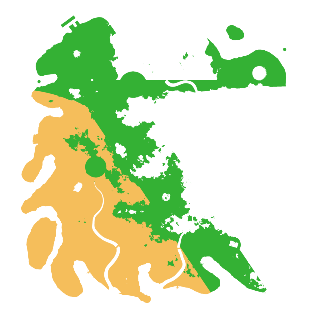 Biome Rust Map: Procedural Map, Size: 4000, Seed: 1829117656