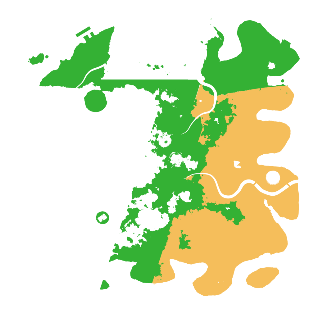 Biome Rust Map: Procedural Map, Size: 4000, Seed: 89708302