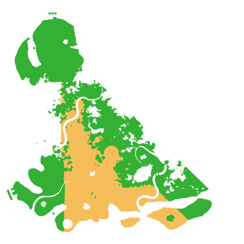 Biome Rust Map: Procedural Map, Size: 4500, Seed: 1767964425