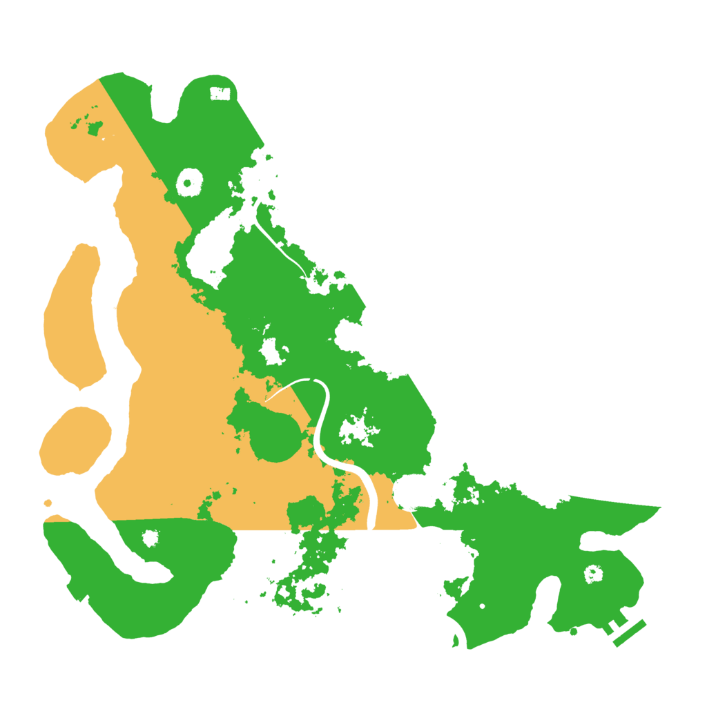 Biome Rust Map: Procedural Map, Size: 3800, Seed: 74535359