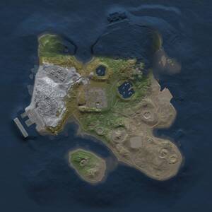 Thumbnail Rust Map: Procedural Map, Size: 2000, Seed: 897233761, 7 Monuments