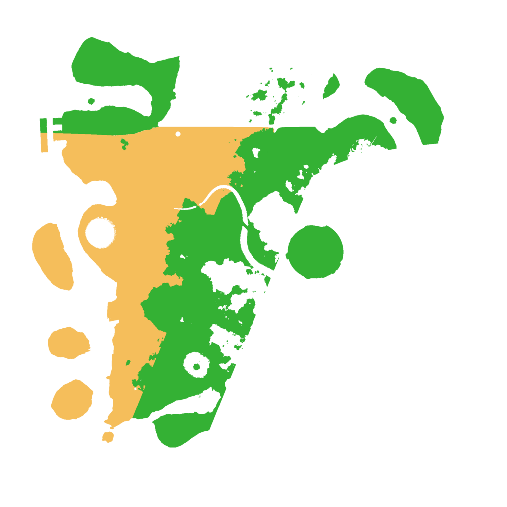 Biome Rust Map: Procedural Map, Size: 3000, Seed: 1218474365