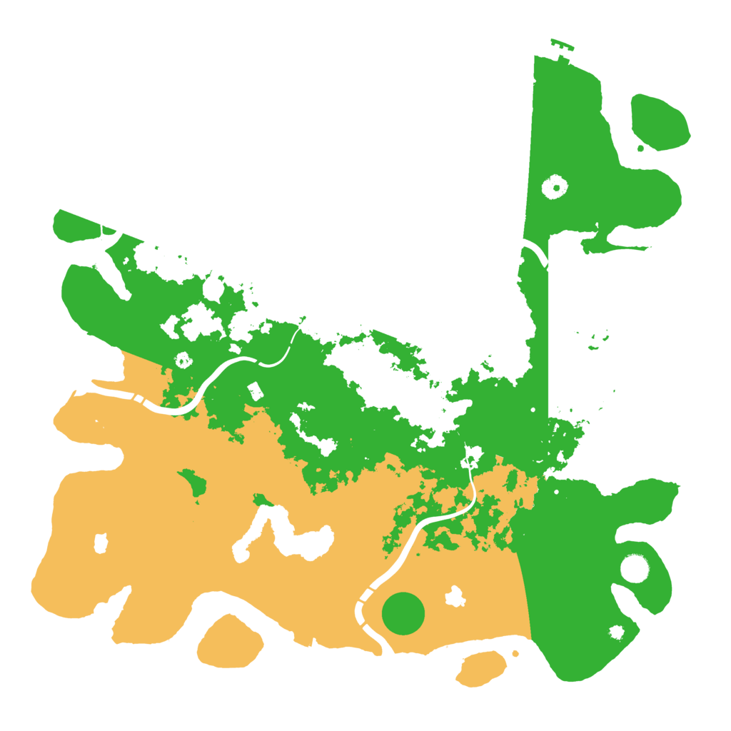 Biome Rust Map: Procedural Map, Size: 4500, Seed: 300971