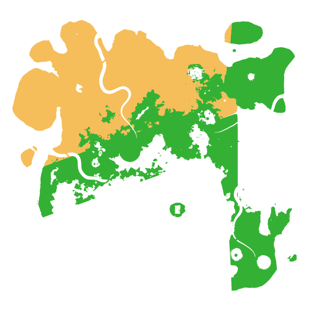 Biome Rust Map: Procedural Map, Size: 4000, Seed: 1369706283