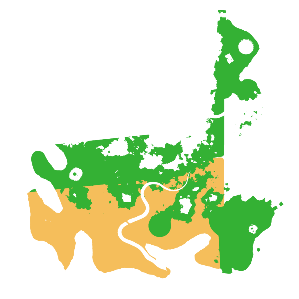 Biome Rust Map: Procedural Map, Size: 3500, Seed: 629688015