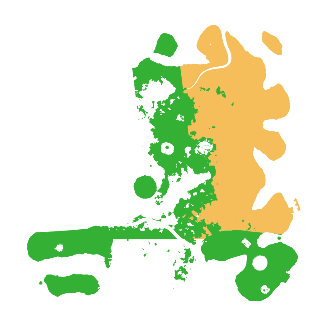 Biome Rust Map: Procedural Map, Size: 3750, Seed: 770245