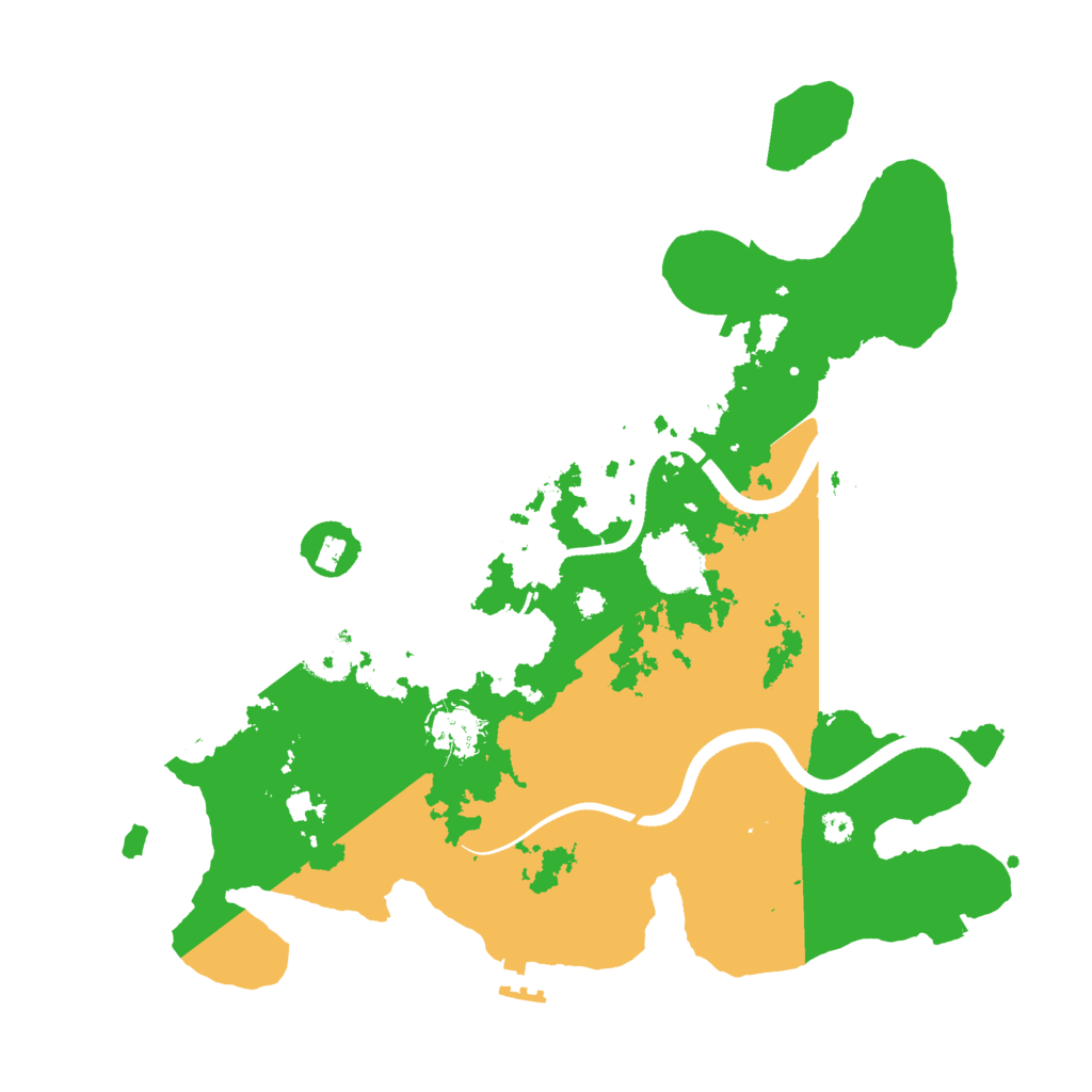 Biome Rust Map: Procedural Map, Size: 3500, Seed: 1060201724