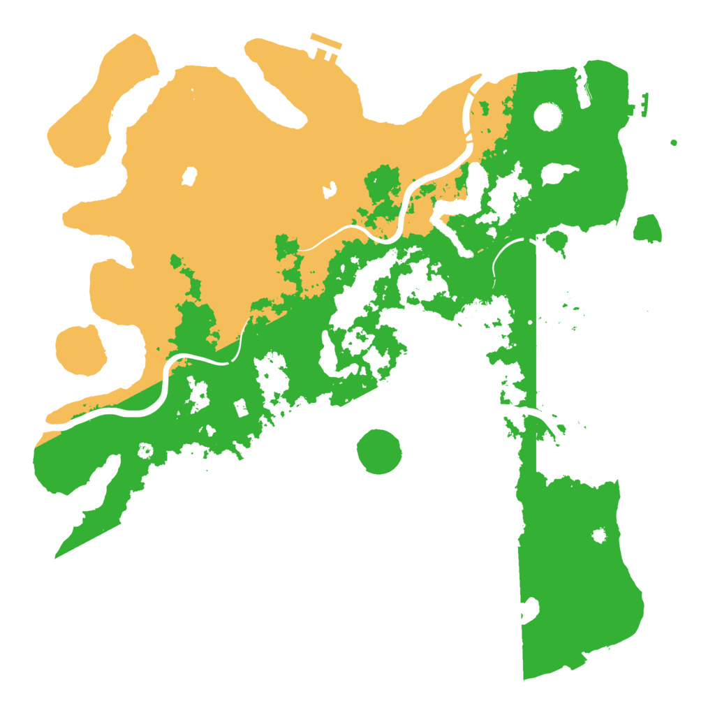 Biome Rust Map: Procedural Map, Size: 4500, Seed: 1350212567