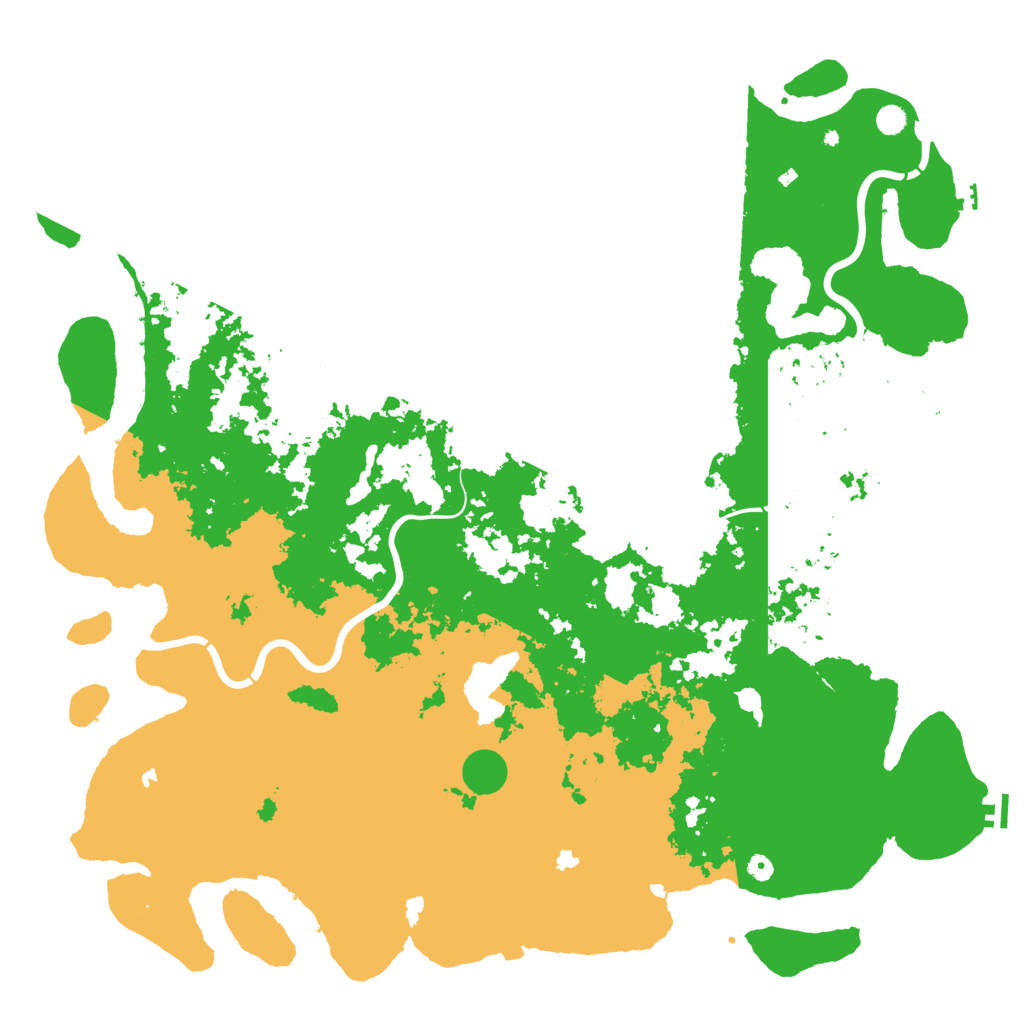 Biome Rust Map: Procedural Map, Size: 6000, Seed: 846597