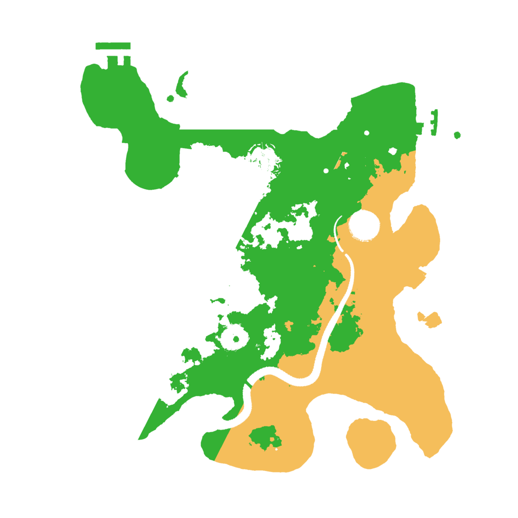 Biome Rust Map: Procedural Map, Size: 3000, Seed: 932544878