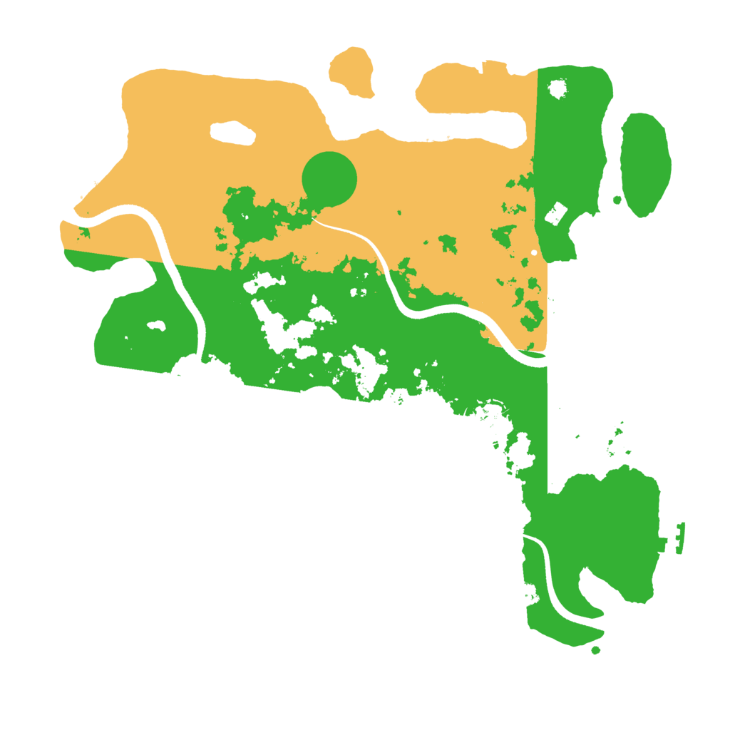 Biome Rust Map: Procedural Map, Size: 3500, Seed: 959832050