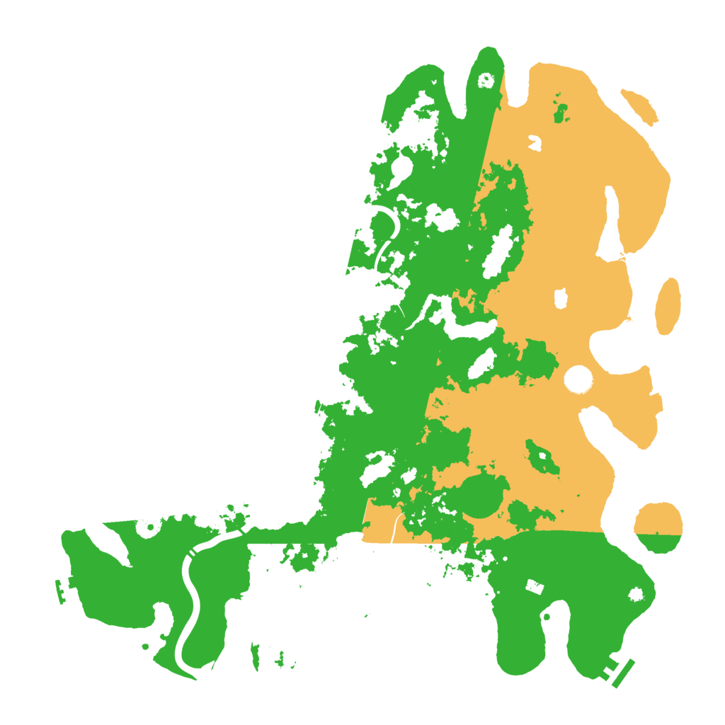 Biome Rust Map: Procedural Map, Size: 4500, Seed: 10922785