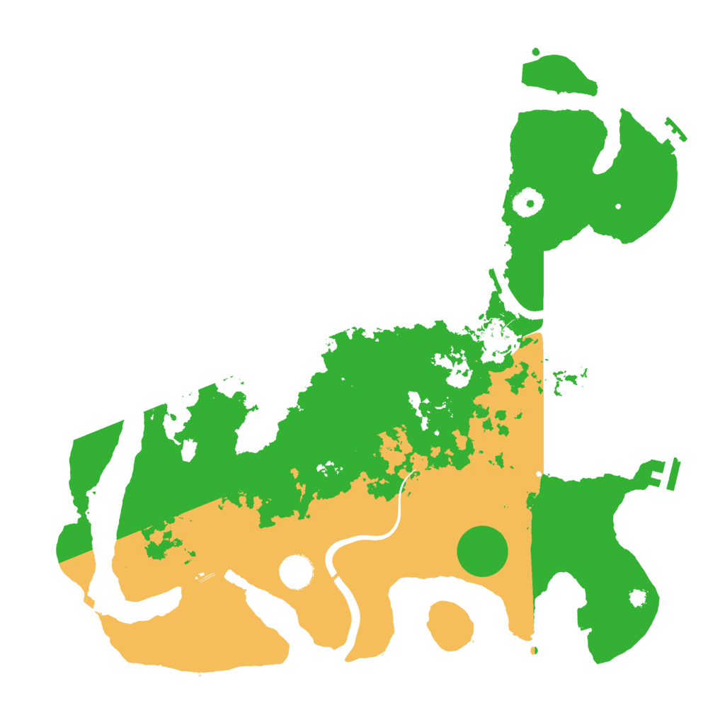 Biome Rust Map: Procedural Map, Size: 3750, Seed: 1246367874