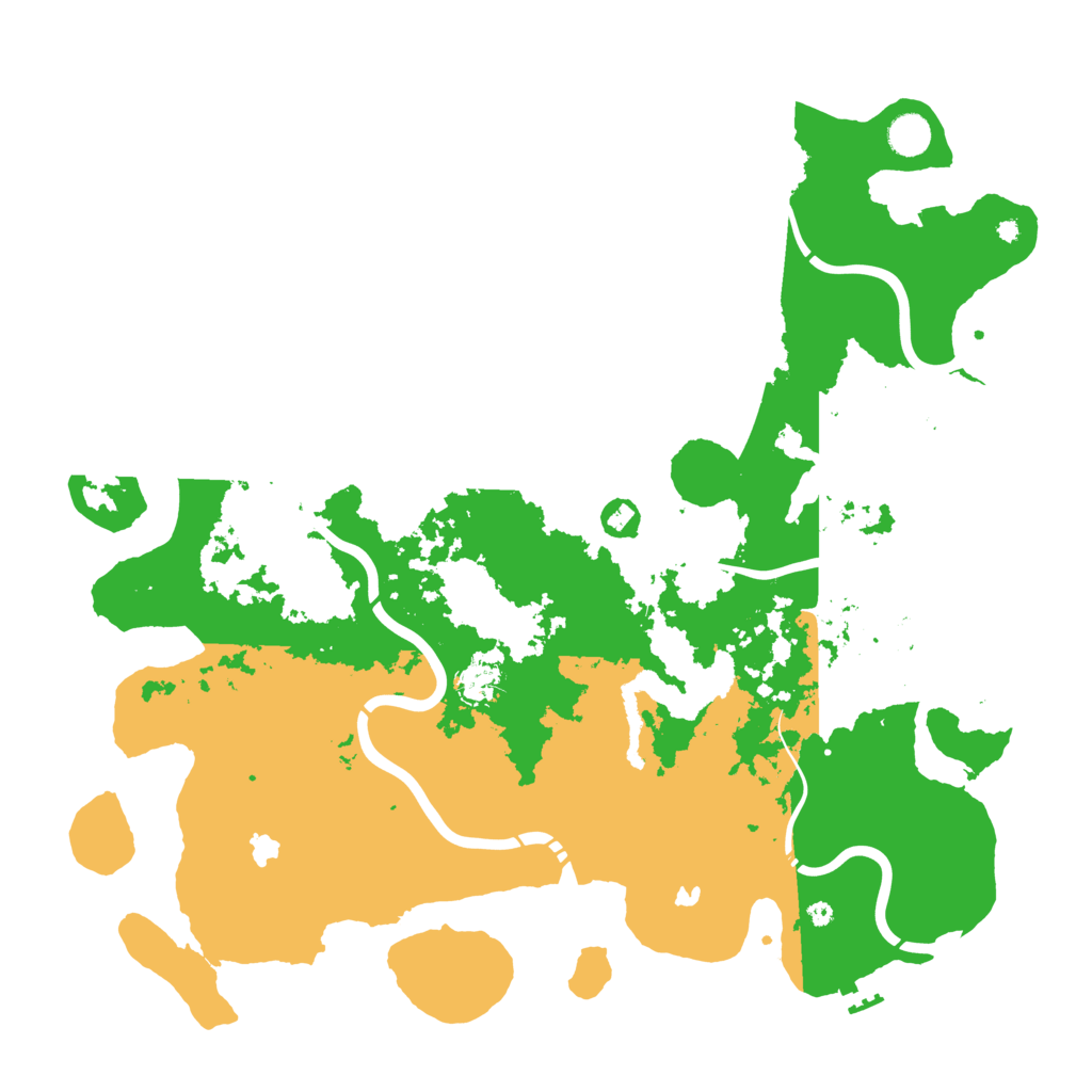 Biome Rust Map: Procedural Map, Size: 4500, Seed: 1656653964
